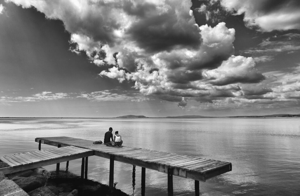 GUENÉE Nathalie - Pause à l'étang